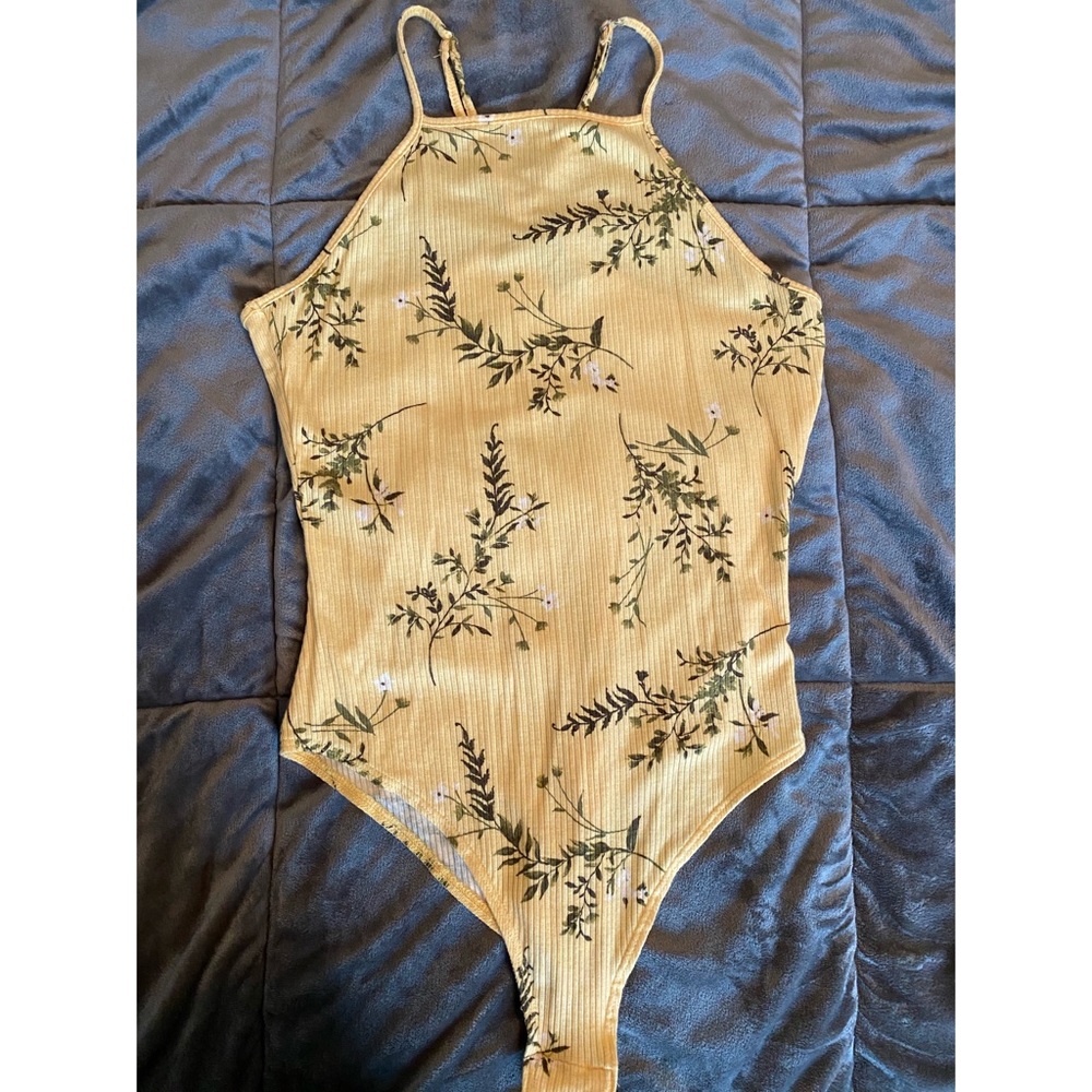 F21 Floral Bodysuit